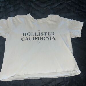 Hollister Kids White Graphic Tee